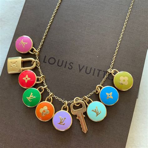 vintage lv necklace.